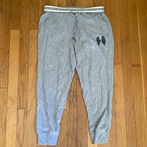 Victoria’s Secret Angel wings logo jogger sweatpants NWOT